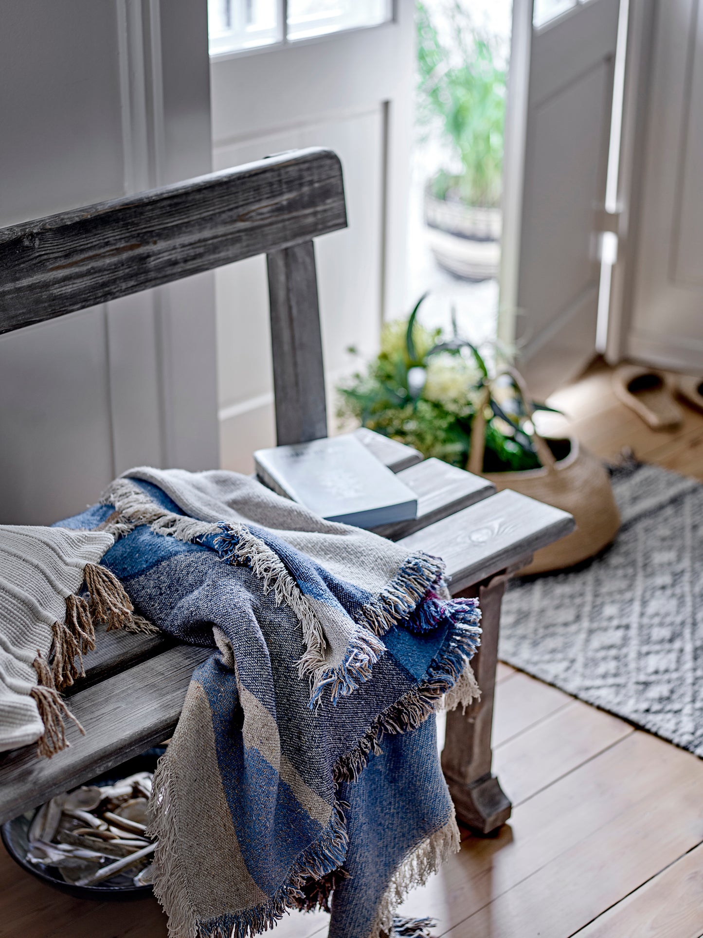 Portland Bænk, Natur, Reclaimed Pine Wood