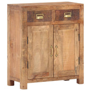 skænk 65x30x75 cm massivt ru mangotræ