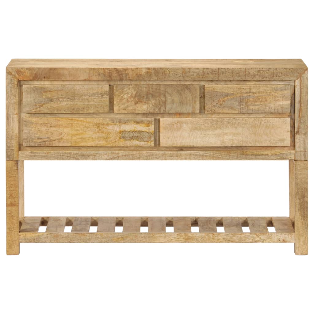 skænk i massivt mangotræ 120 x 30 x 75 cm