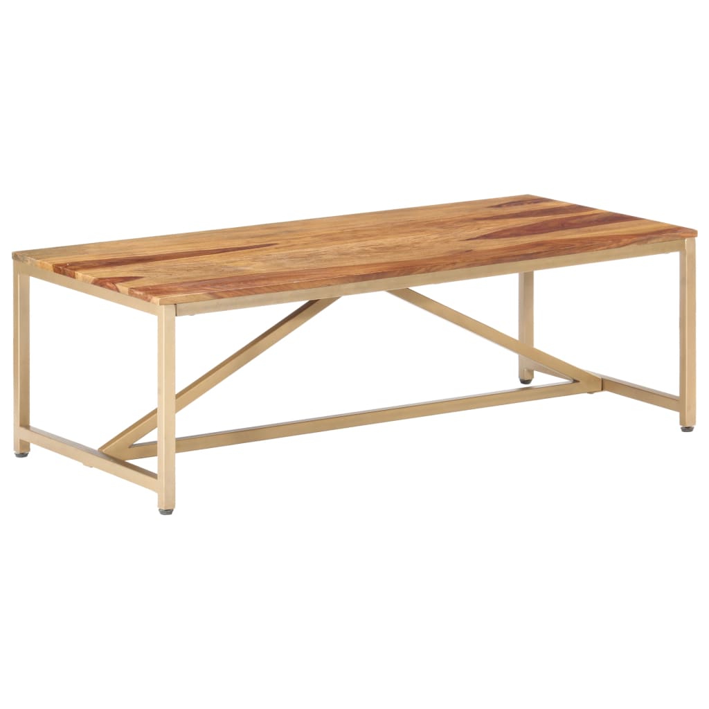 sofabord 120x60x40 cm massivt træ