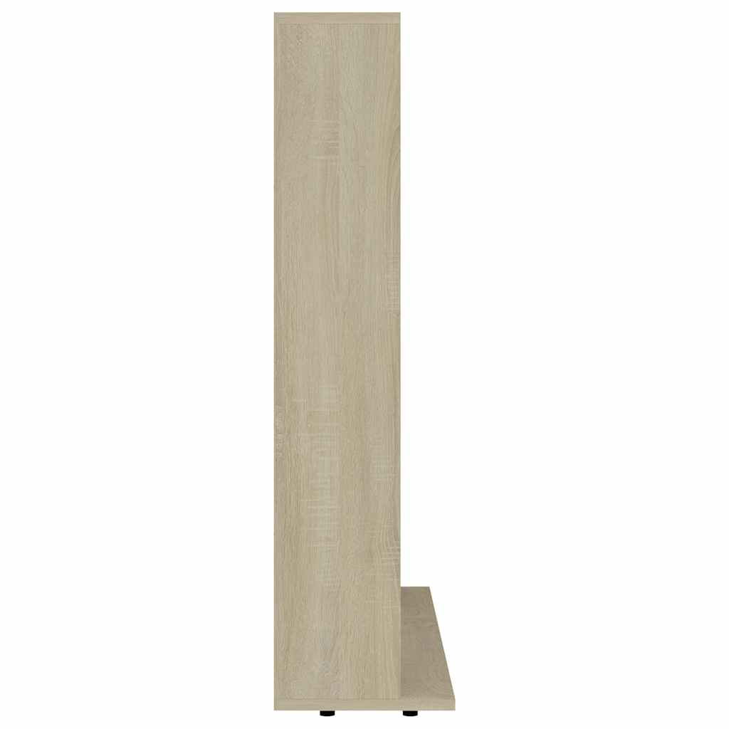 cd-reol 100x23x89,5 cm konstrueret træ sonoma-eg