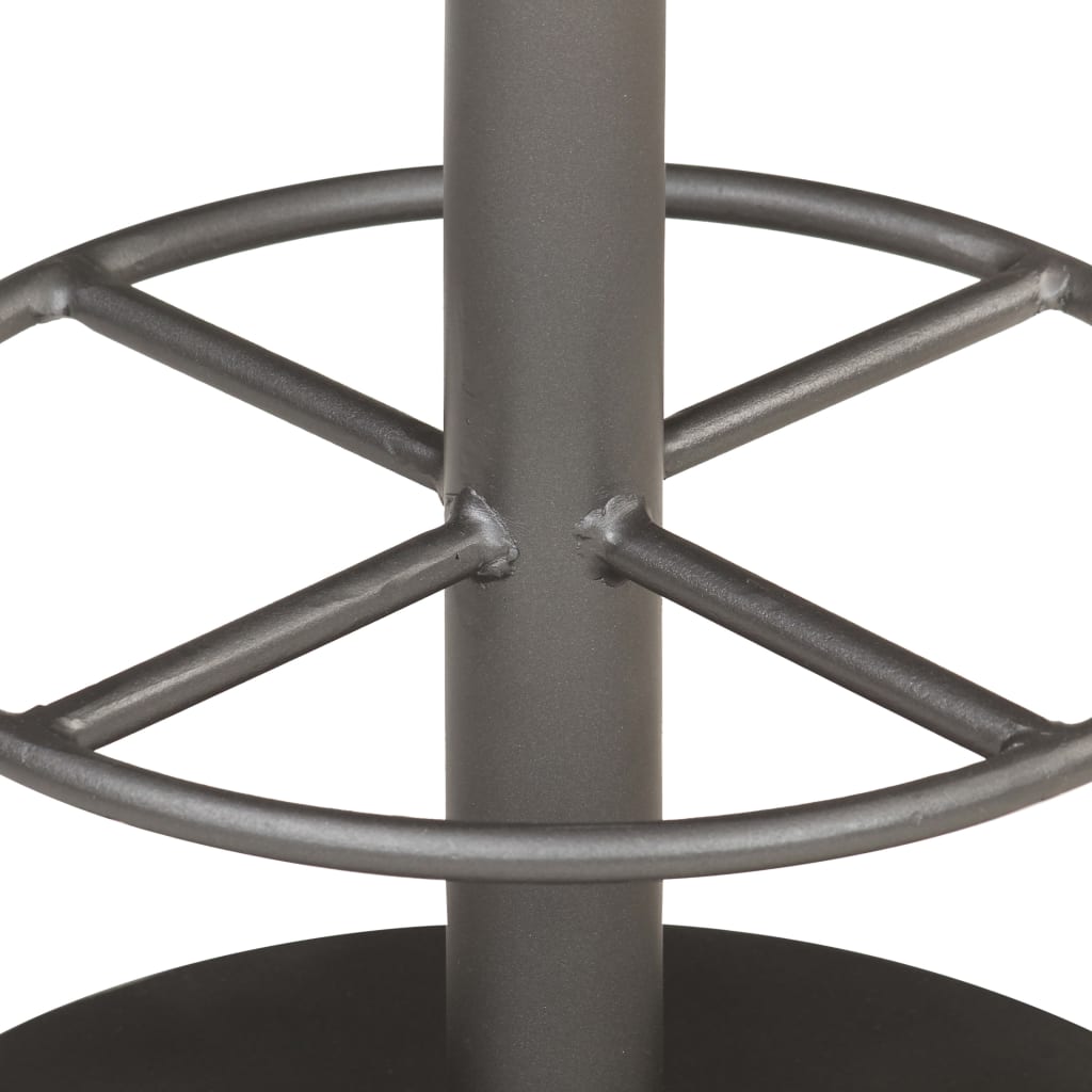 barstol ægte læder rustikbrun