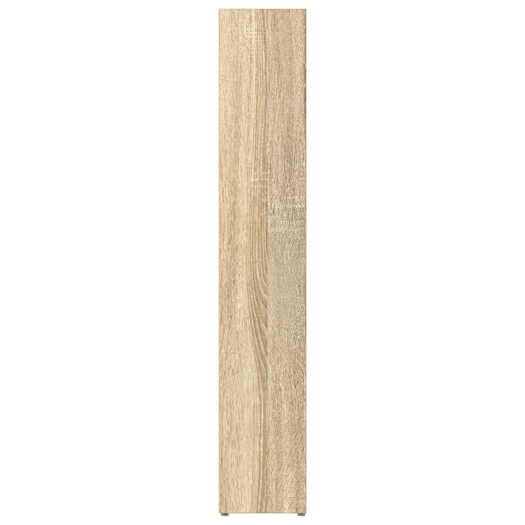 CD-reoler 2 stk. 21x16x93,5 cm spånplade sonoma-eg