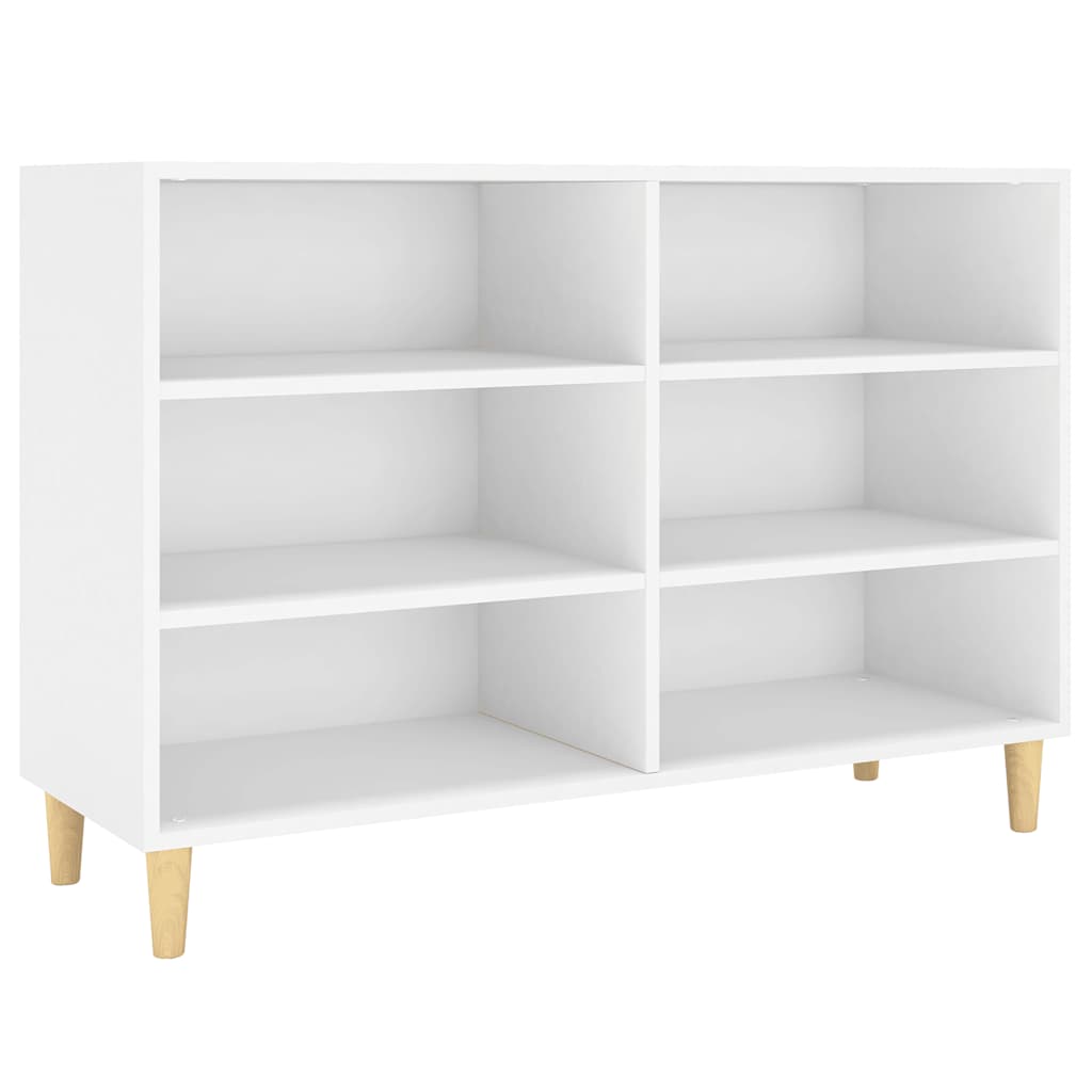 skænk 103,5x35x70 cm konstrueret træ hvid
