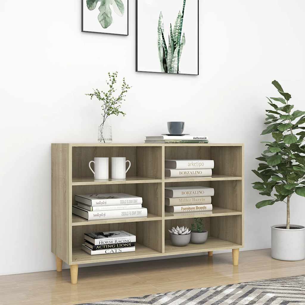 skænk 103,5x35x70 cm konstrueret træ sonoma-eg