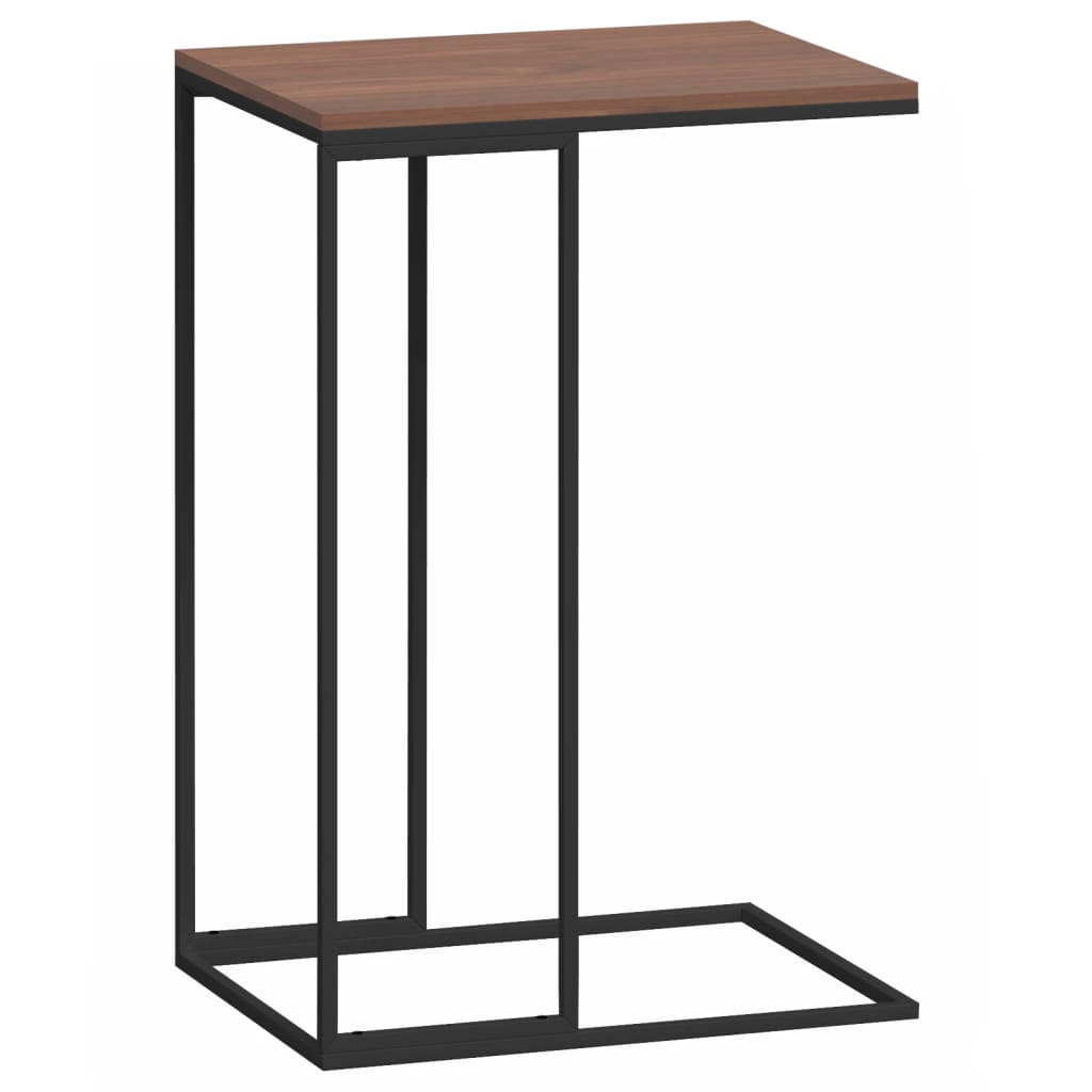 sidebord 40x30x59 cm konstrueret træ sort