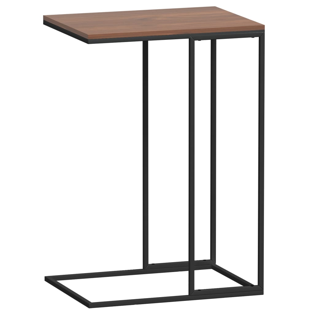 sidebord 40x30x59 cm konstrueret træ sort