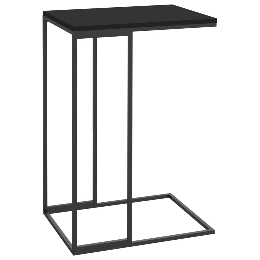sidebord 40x30x59 cm konstrueret træ sort