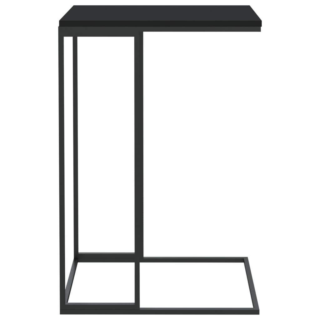sidebord 40x30x59 cm konstrueret træ sort