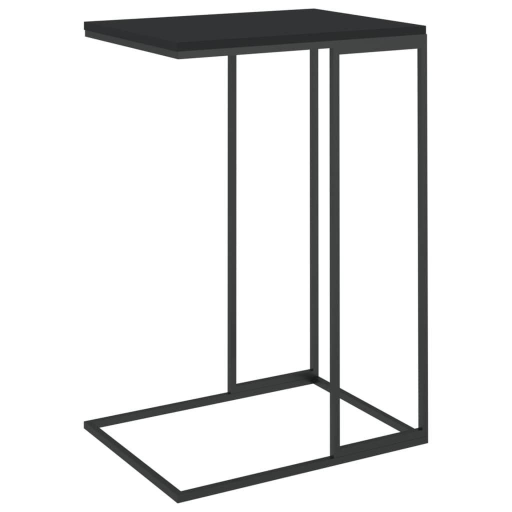sidebord 40x30x59 cm konstrueret træ sort