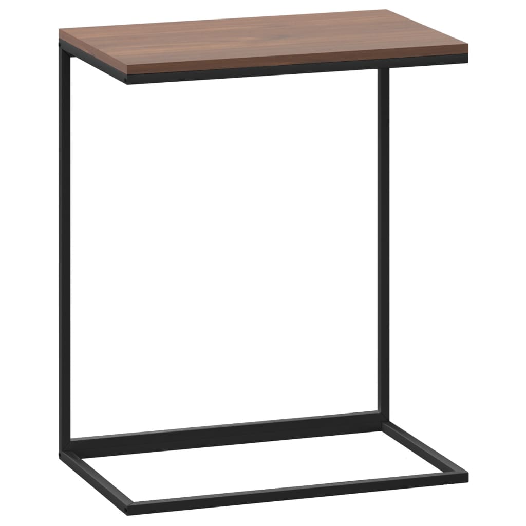 sidebord 55x35x66 cm konstrueret træ sort