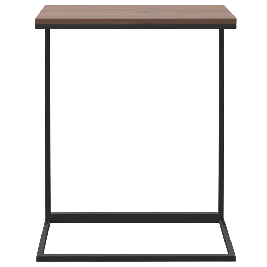 sidebord 55x35x66 cm konstrueret træ sort