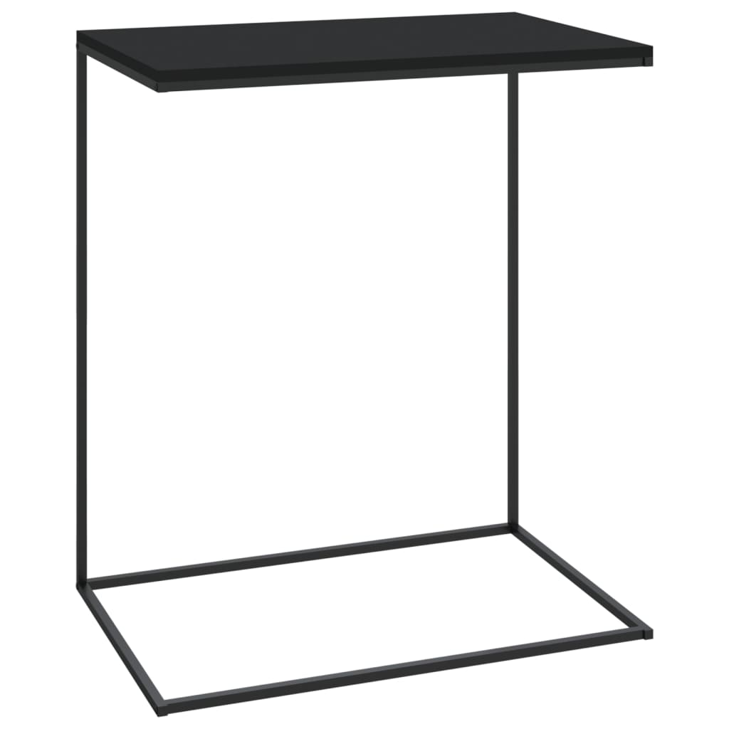 sidebord 55x35x66 cm konstrueret træ sort