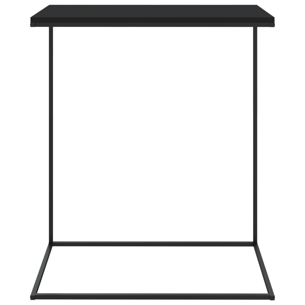 sidebord 55x35x66 cm konstrueret træ sort