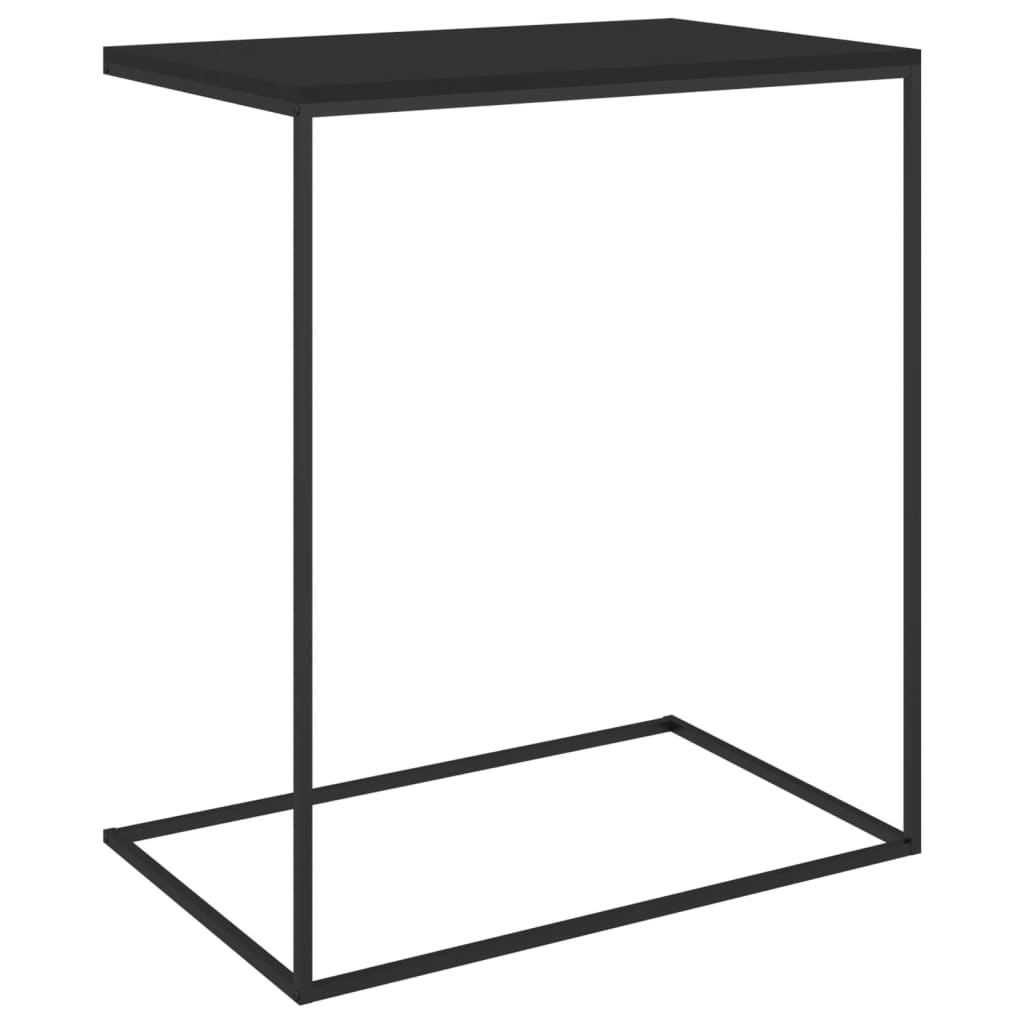 sidebord 55x35x66 cm konstrueret træ sort