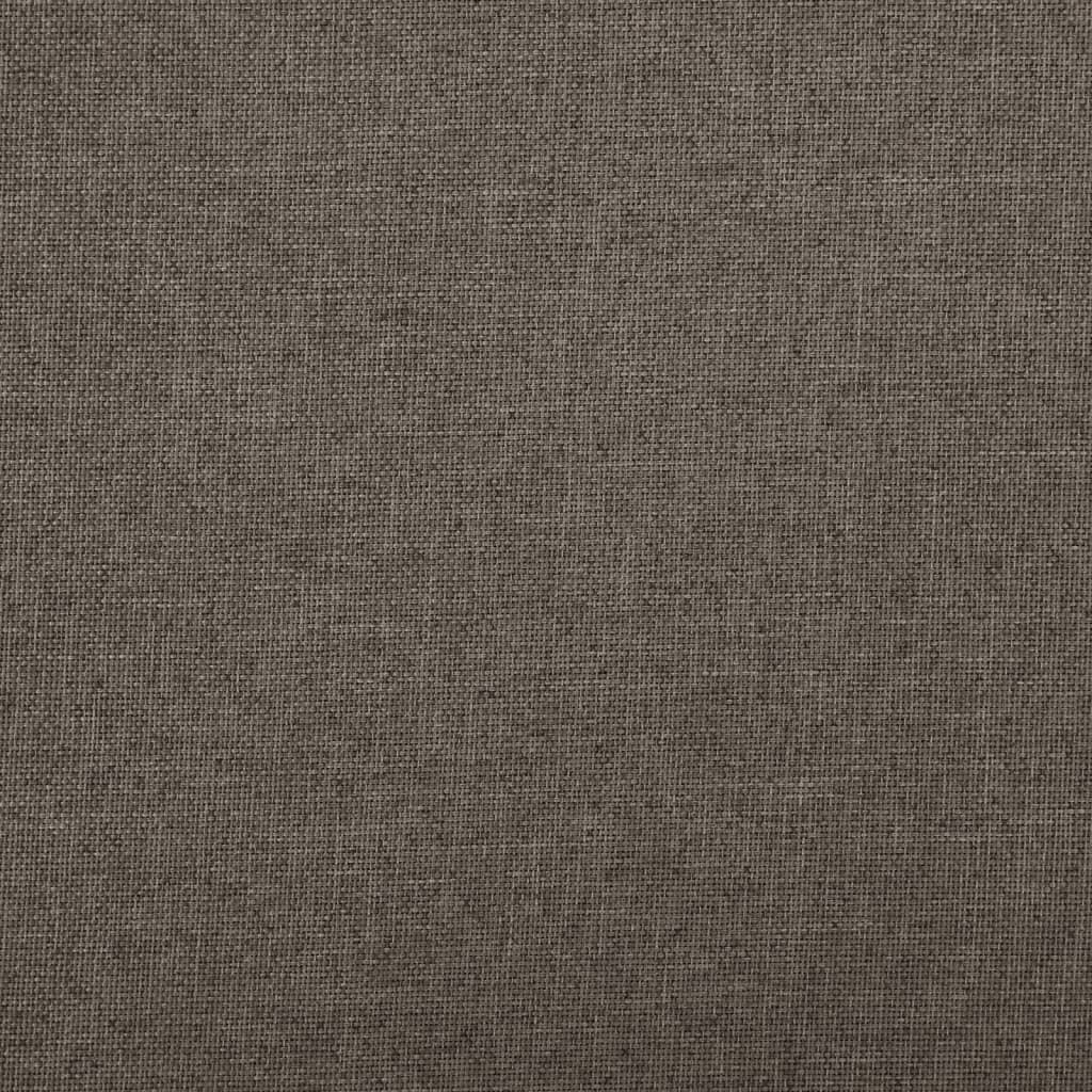 foldbar puf kunstlærred brun