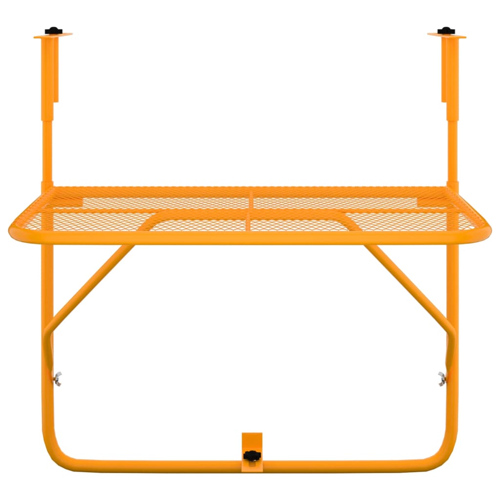 altanbord 60x40 cm stål gul