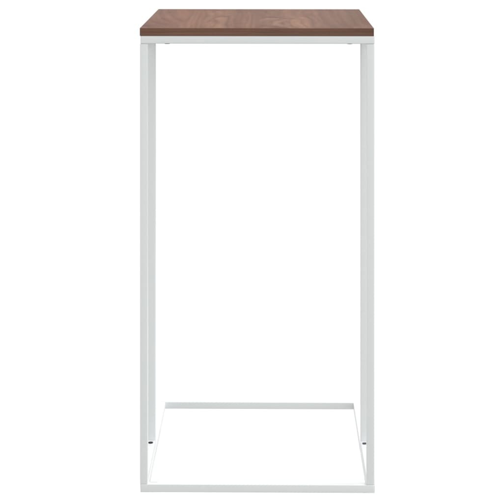 sidebord 40x30x59 cm konstrueret træ hvid