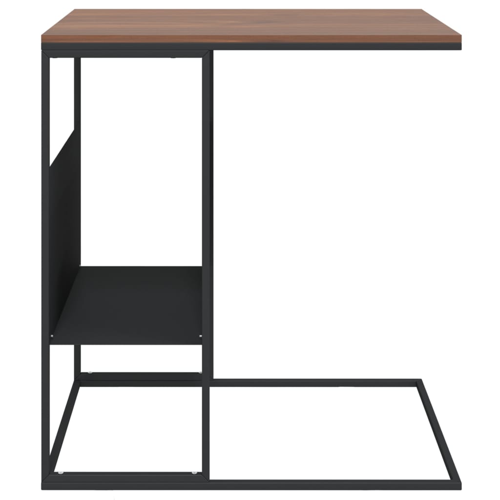 sidebord 55x36x59,5 cm konstrueret træ sort