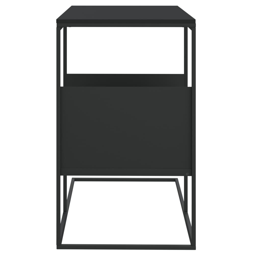 sidebord 55x36x59,5 cm konstrueret træ sort