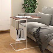 sidebord 55x36x59,5 cm konstrueret træ hvid