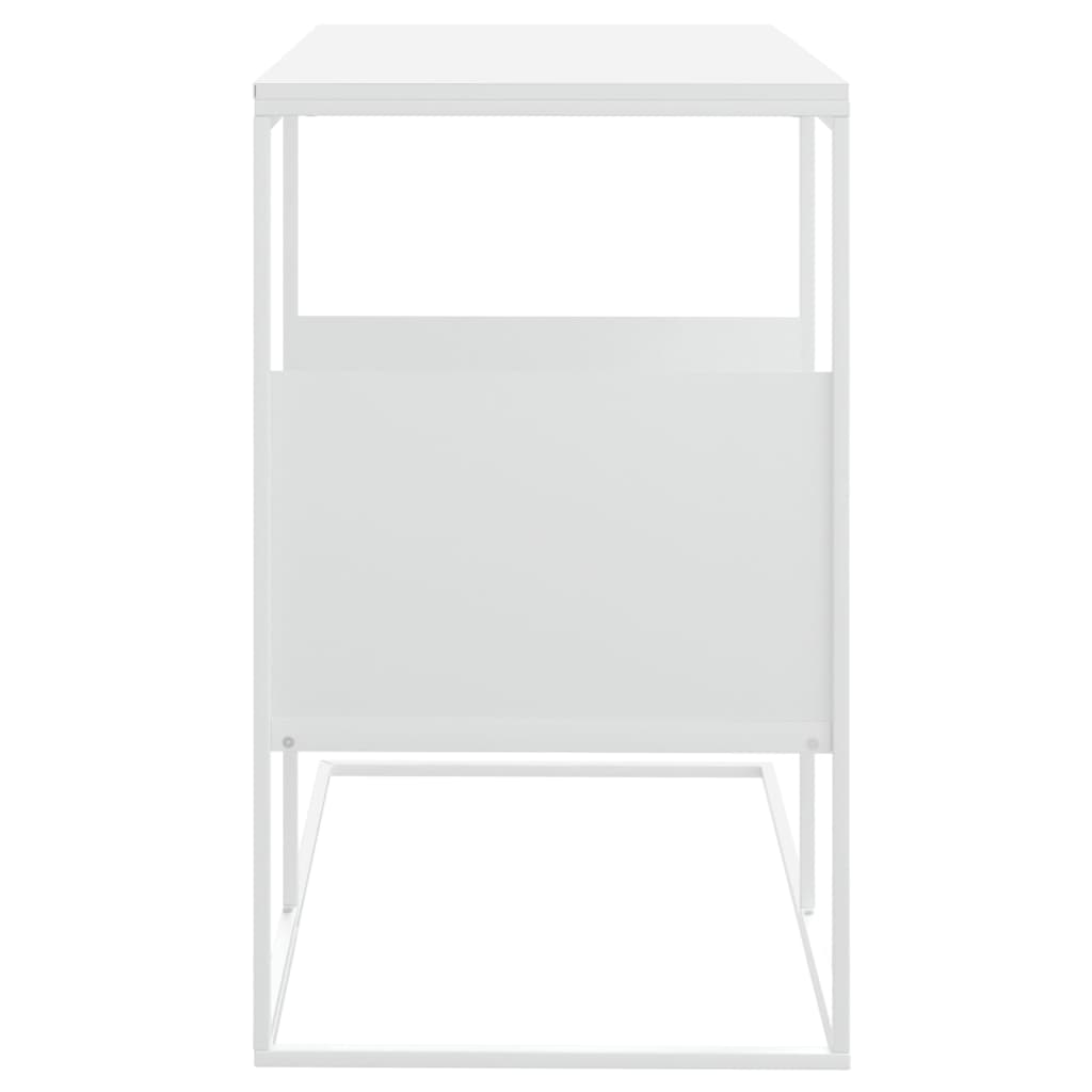 sidebord 55x36x59,5 cm konstrueret træ hvid