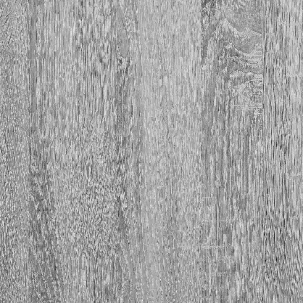 cd-reoler 2 stk. 21x16x93,5 cm konstrueret træ grå sonoma-eg