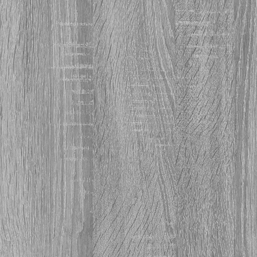 cd-reol 100x23x89,5 cm konstrueret træ grå sonoma