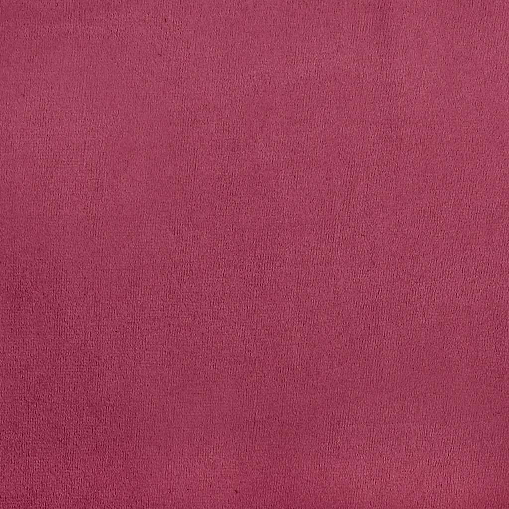 2-i-1 sovesofa 122x204x55 cm velour vinrød