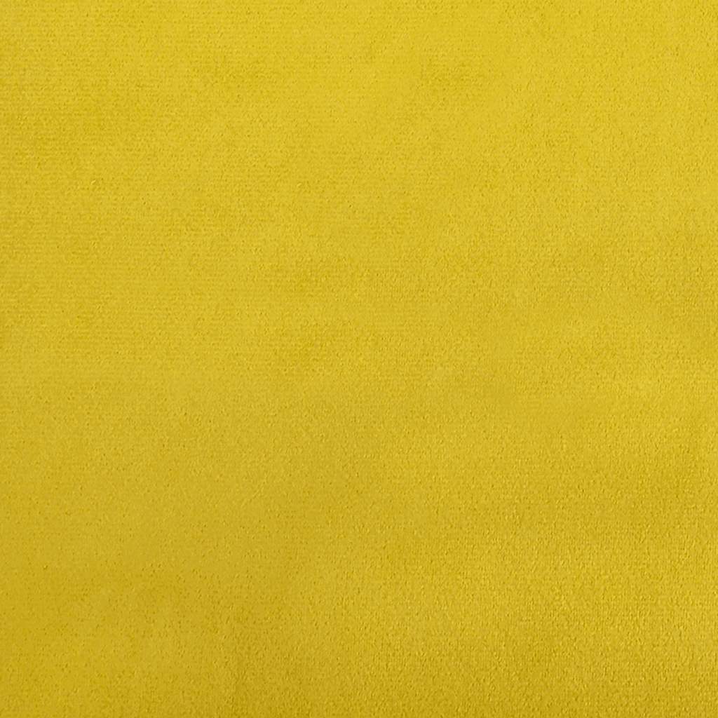 2-i-1 sovesofa 122x204x55 cm velour mørkegul