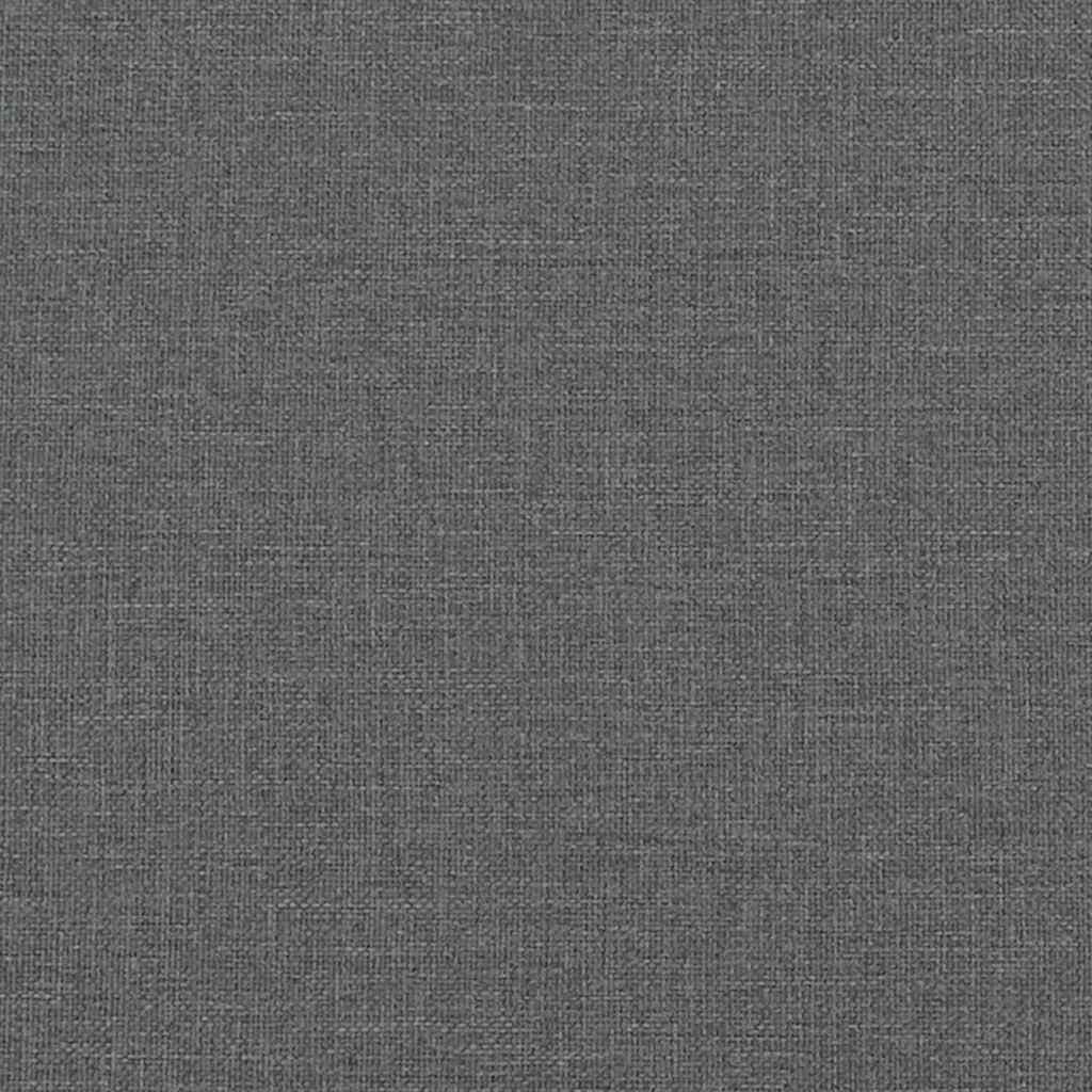 2-i-1 sovesofa 112x174x55 cm stof mørkegrå