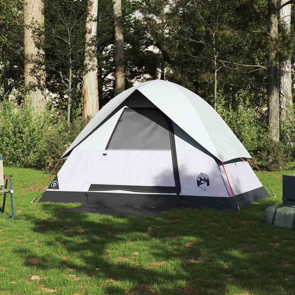 2-personers campingtelt vandtæt mørklægningsstof hvid