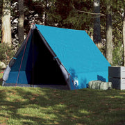2-personers campingtelt A-stel vandtæt blå
