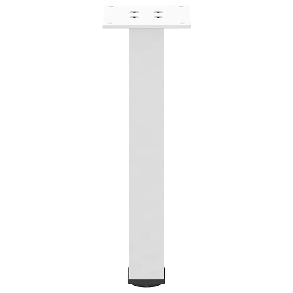 sofabordsben 4 stk. hvid 30-32 cm stål