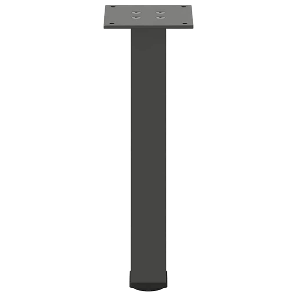 sofabordsben 4 stk. antracit 30-32 cm stål