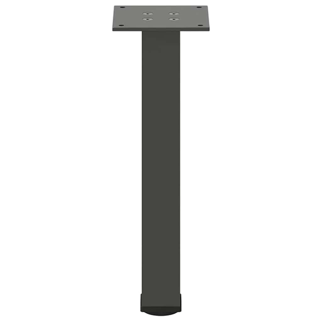 sofabordsben 4 stk. antracit 30-32 cm stål