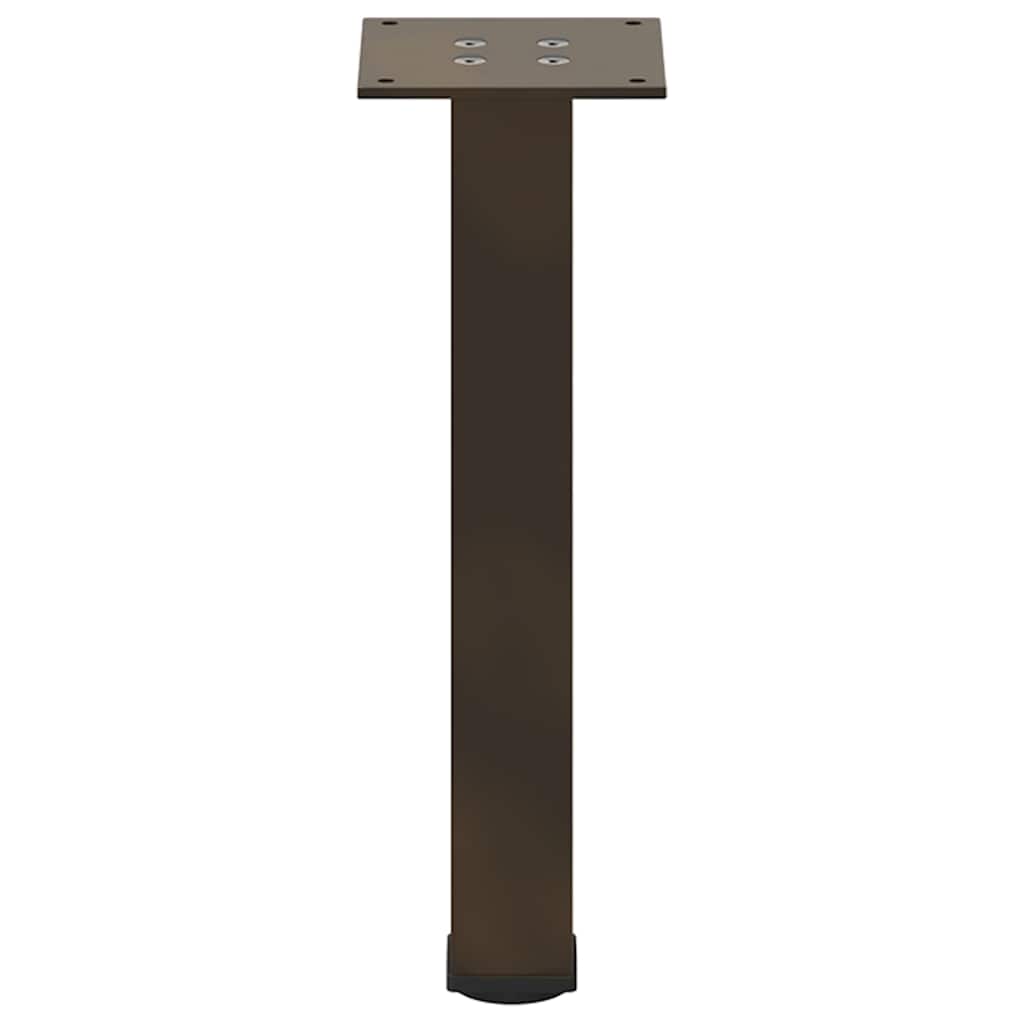 sofabordsben 4 stk. naturstål 30-32 cm stål