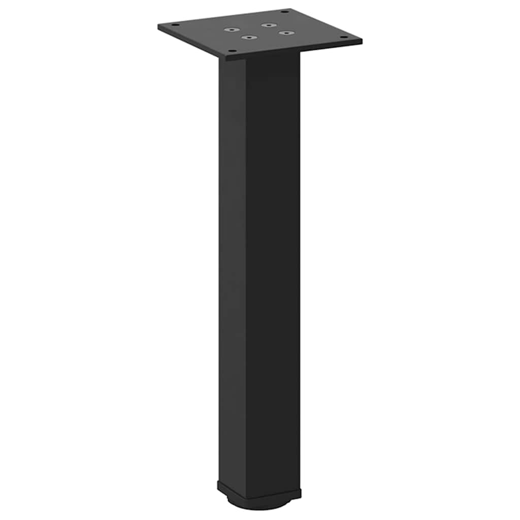 sofabordsben 4 stk. sort 42-44 cm stål