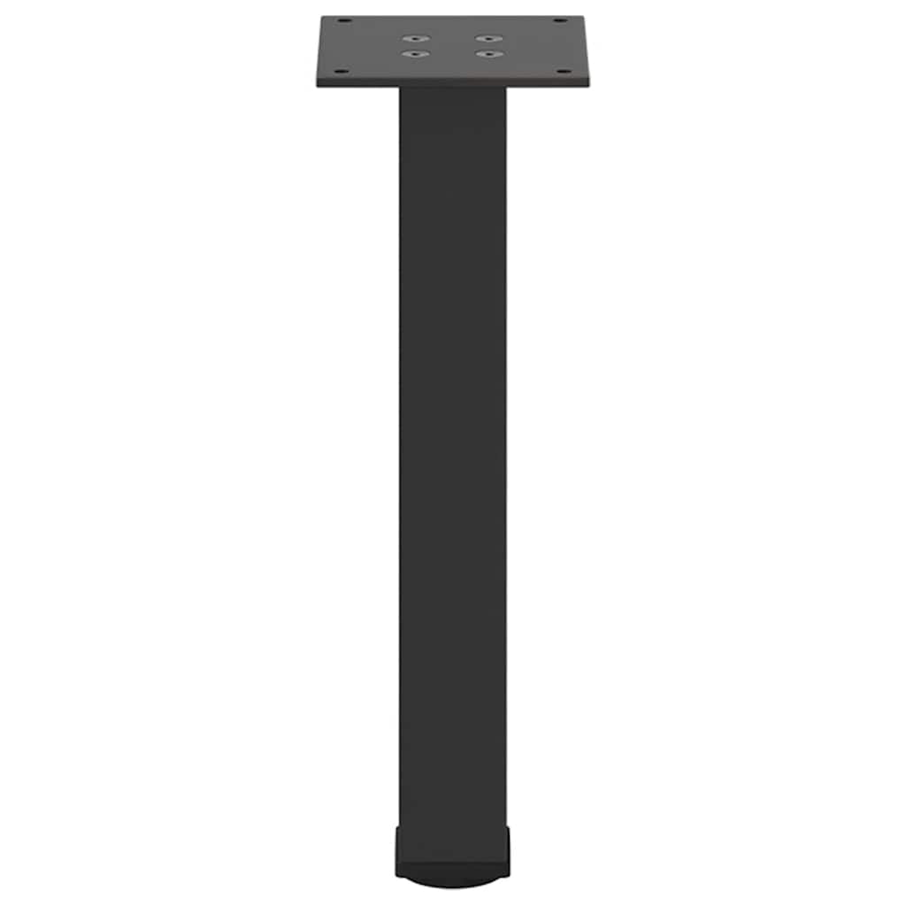 sofabordsben 4 stk. sort 42-44 cm stål