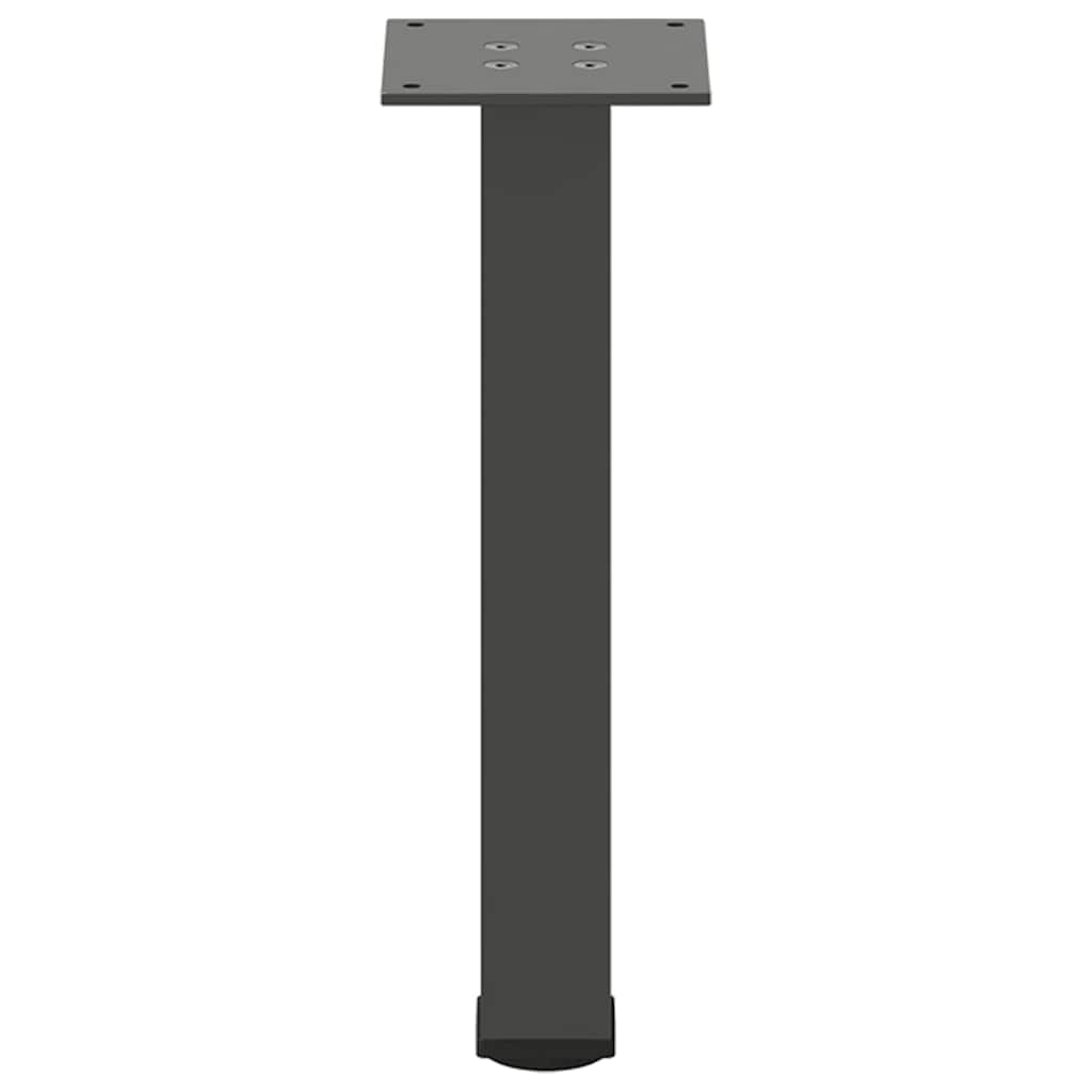 sofabordsben 4 stk. antracit 42-44 cm stål