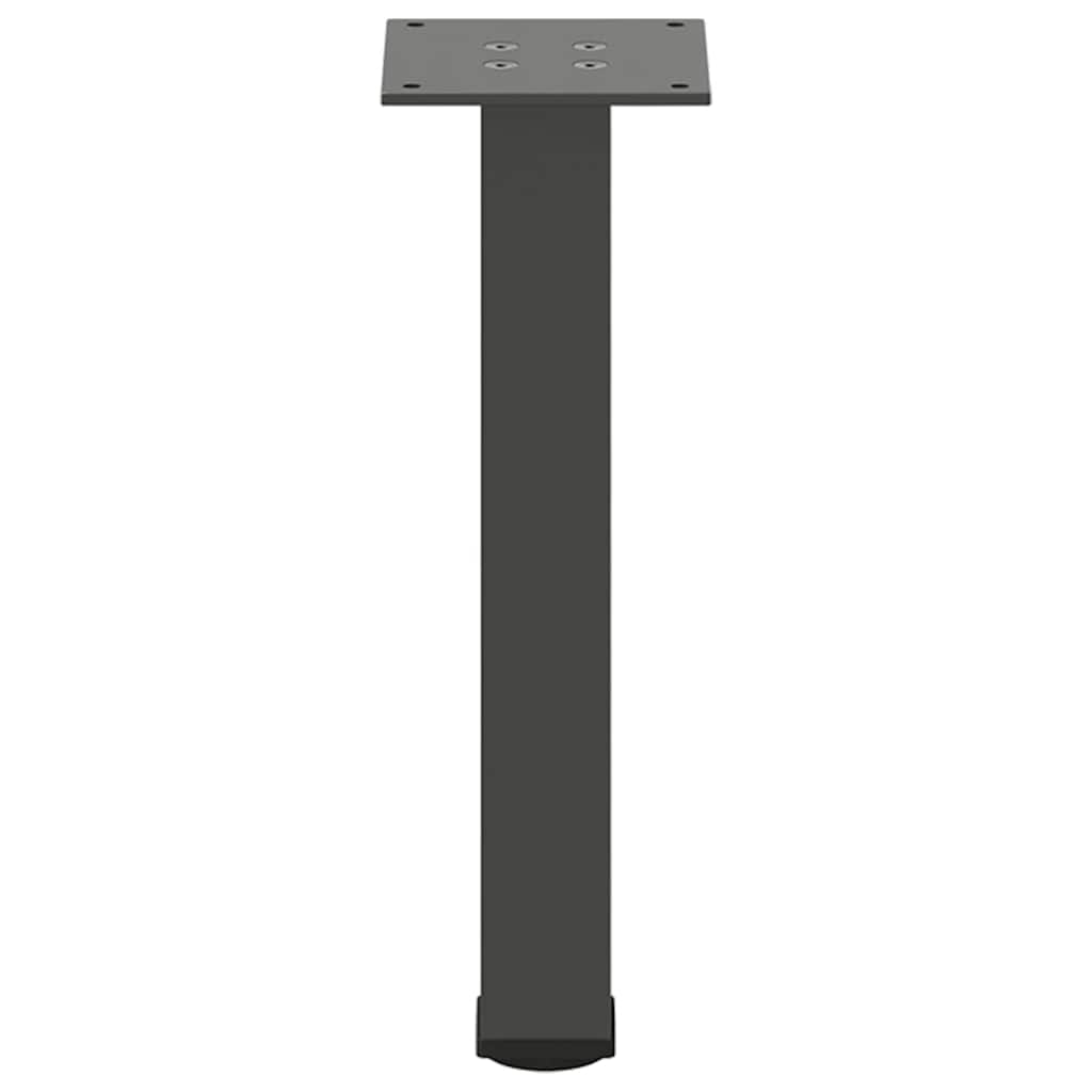 sofabordsben 4 stk. antracit 42-44 cm stål