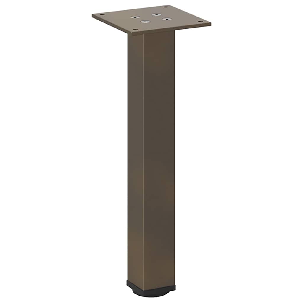 sofabordsben 4 stk. naturstål 42-44 cm stål