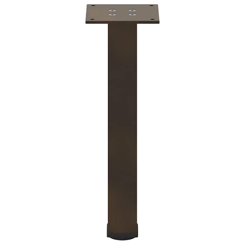 sofabordsben 4 stk. naturstål 42-44 cm stål