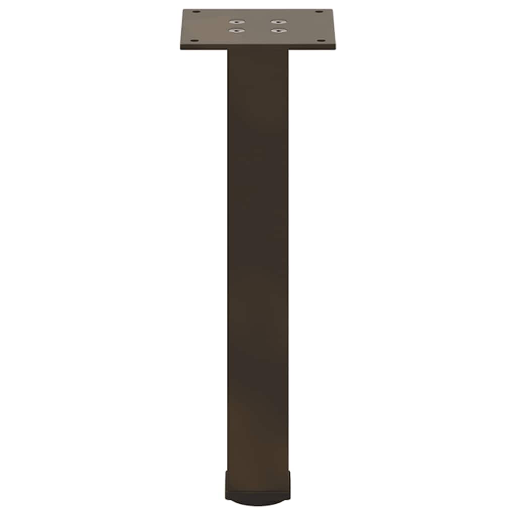 sofabordsben 4 stk. naturstål 42-44 cm stål