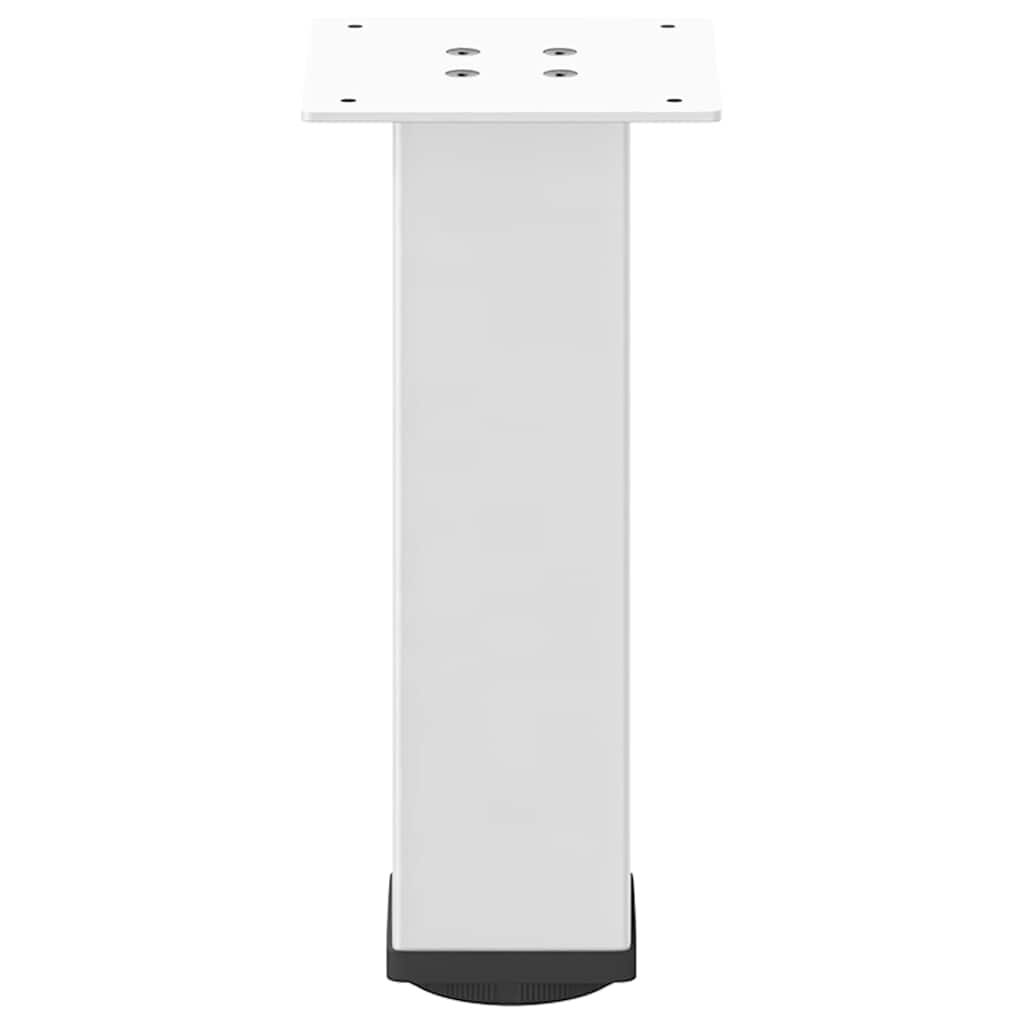 sofabordsben 4 stk. hvid 30-32 cm stål