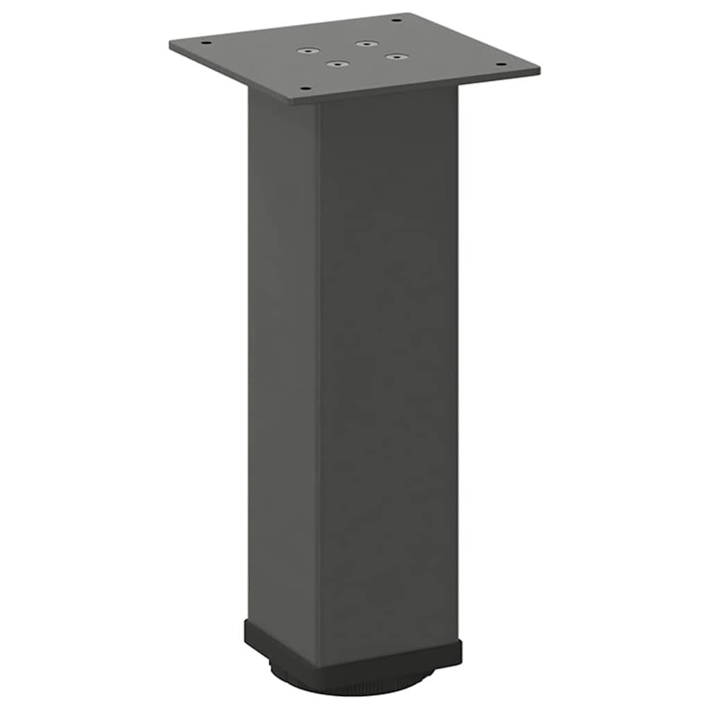 sofabordsben 4 stk. antracit 30-32 cm stål