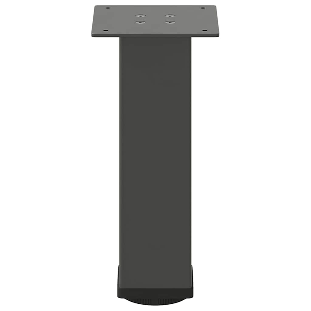 sofabordsben 4 stk. antracit 30-32 cm stål