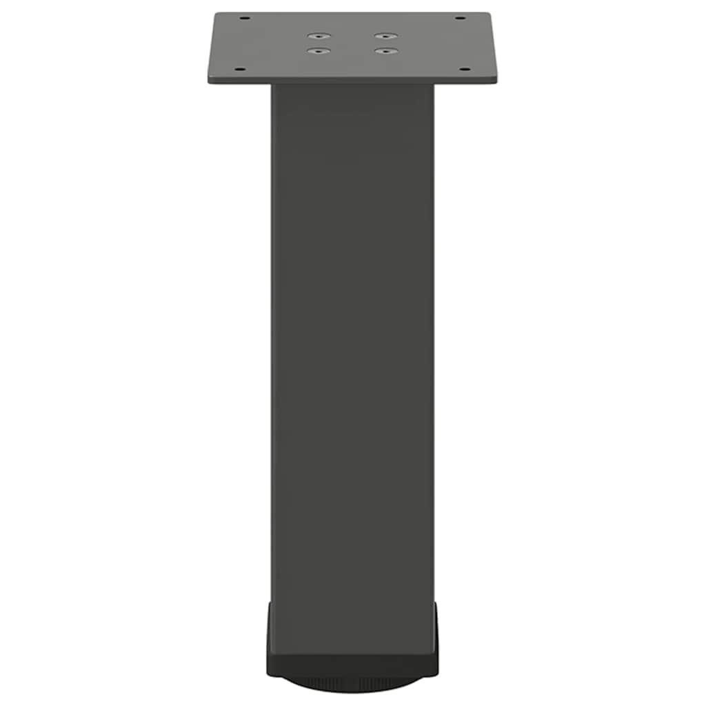 sofabordsben 4 stk. antracit 30-32 cm stål