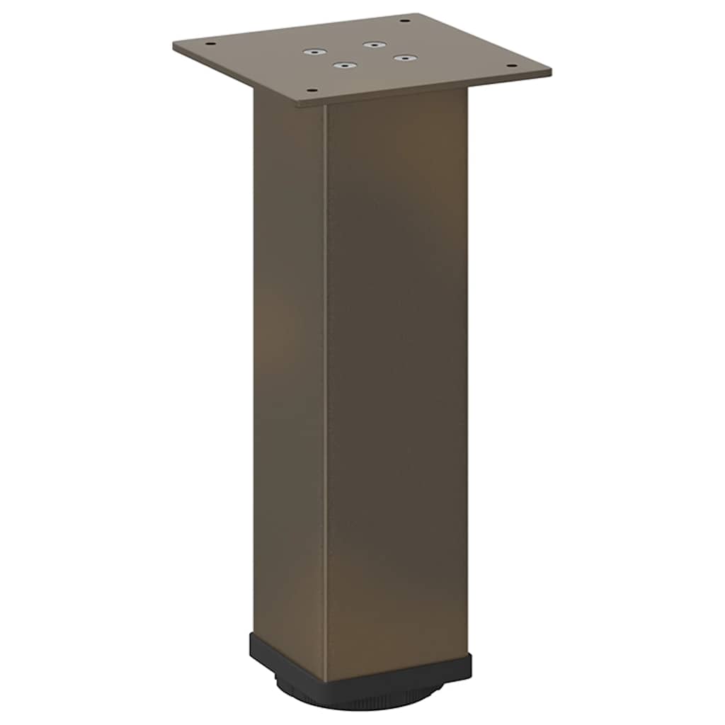 sofabordsben 4 stk. naturstål 30-32 cm stål