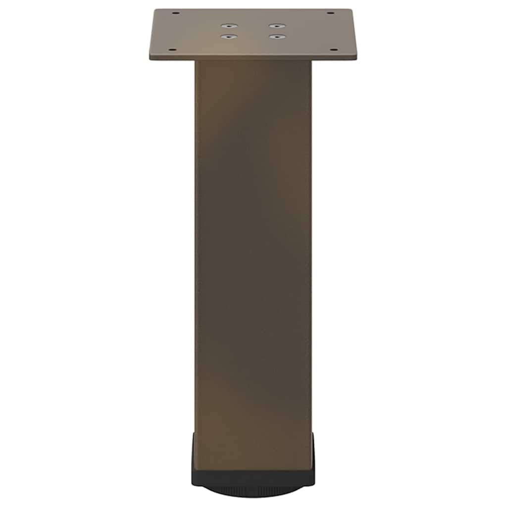 sofabordsben 4 stk. naturstål 30-32 cm stål